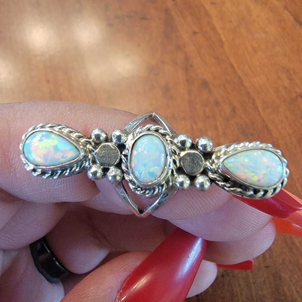 White Opal Ring - image 2